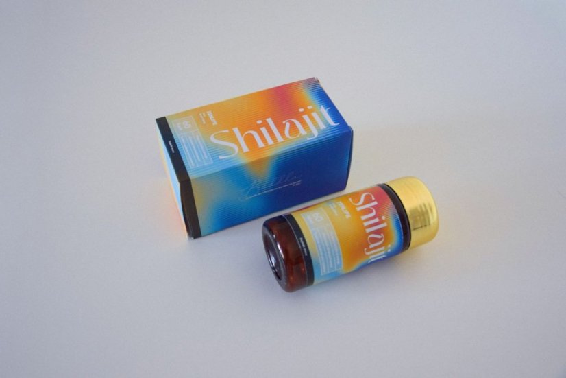 Shilajit extrakt, 500 mg, 60 kapslí