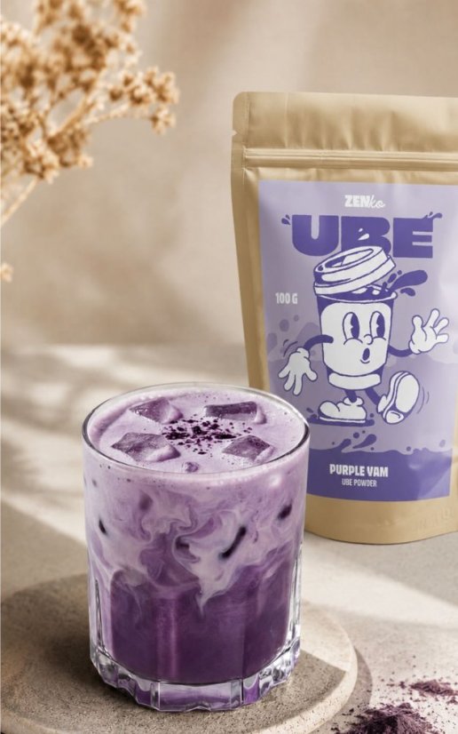 Ube -Prášek ze sladké fialové brambory 100 g